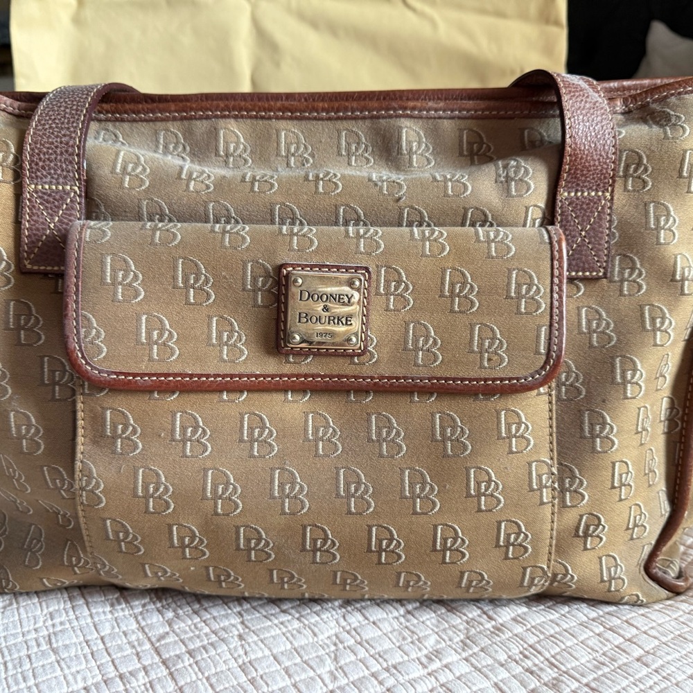Dooney & Bourke Brown Monogram Handbag